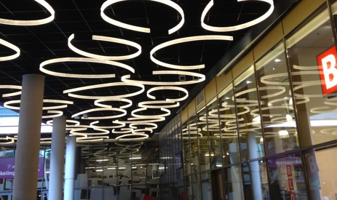 Almere Shopping Centre Bespoke Acrylic Lighting