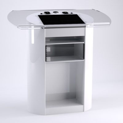 Acrylic Lecterns Turning Leaf AV Lectern - Full