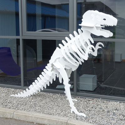 acrylic dinosaur ino-plaz car park