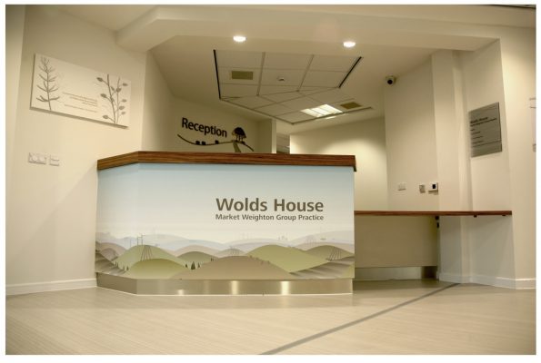 reception area for wolds house