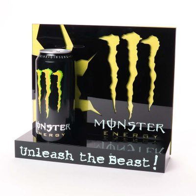 Monster energy Acrylic point of sale display