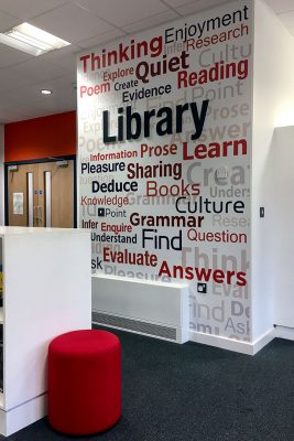 Neasden Library Acrylic Wall - Full