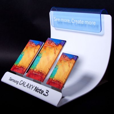 samsung acrylic cdu phone display