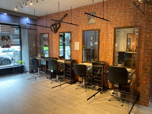 Covid-19 Acrylic Protective Screens for Elegance Hair Salon - 6