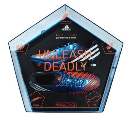 Adidas Predator Blue Acrylic Presentation Box - Front