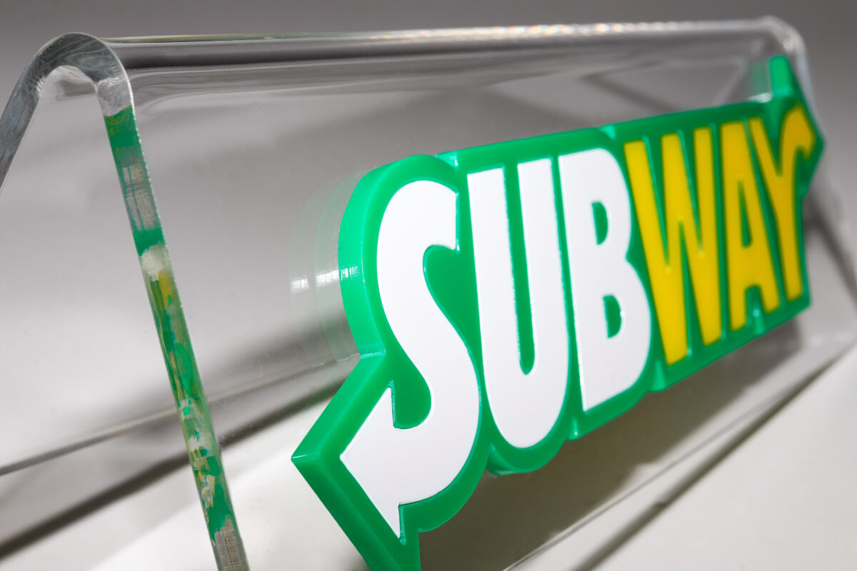 Acrylic Branding Blocks - Subway