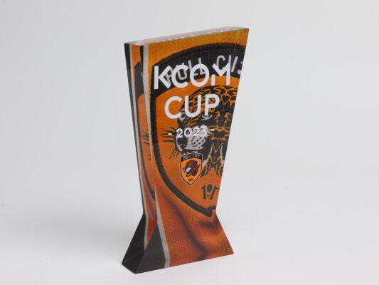 Acrylic Awards - Kcom and Hull City Award